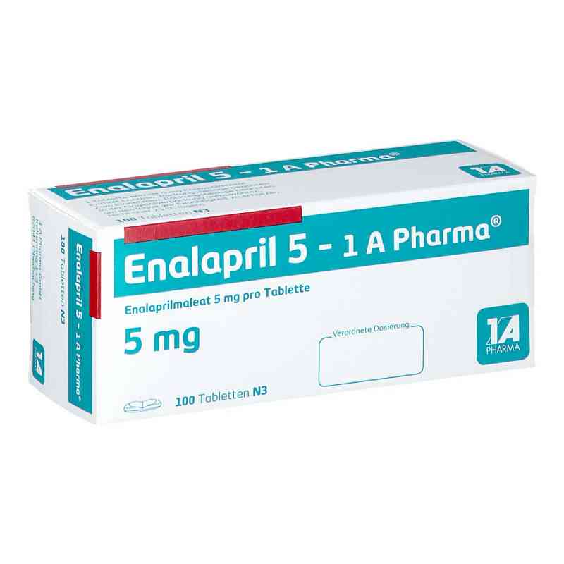 Enalapril 5-1a Pharma Tabletten 100 stk von 1 A Pharma GmbH PZN 03682046
