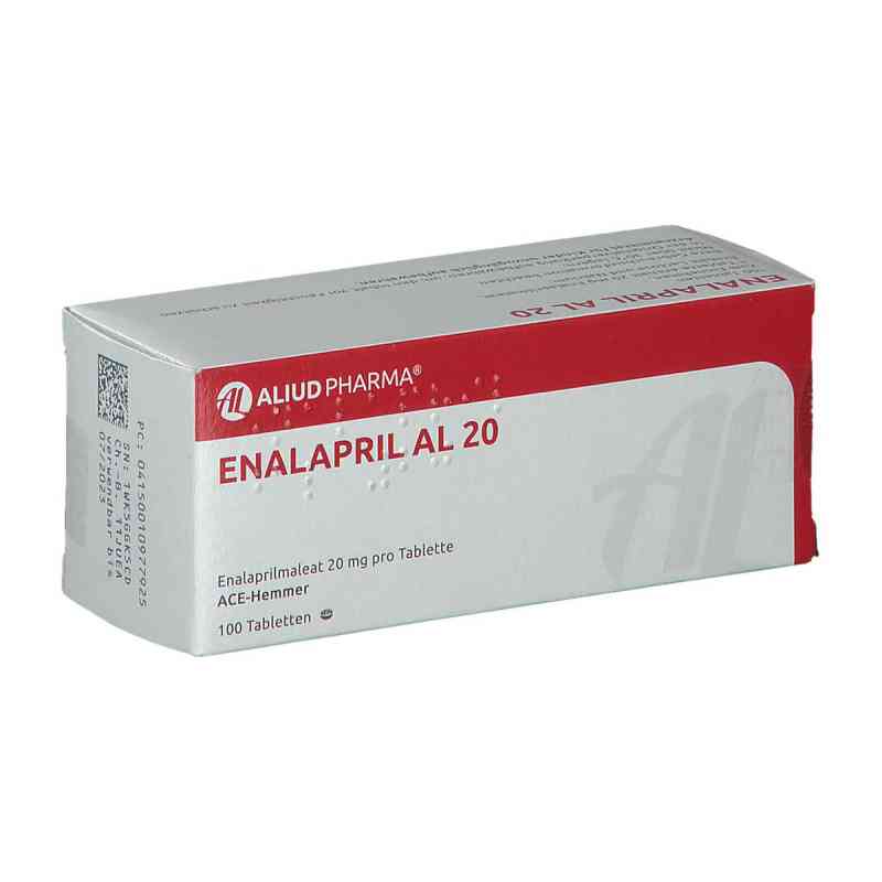 Enalapril Al 20 Tabletten 100 stk von ALIUD Pharma GmbH PZN 01097792