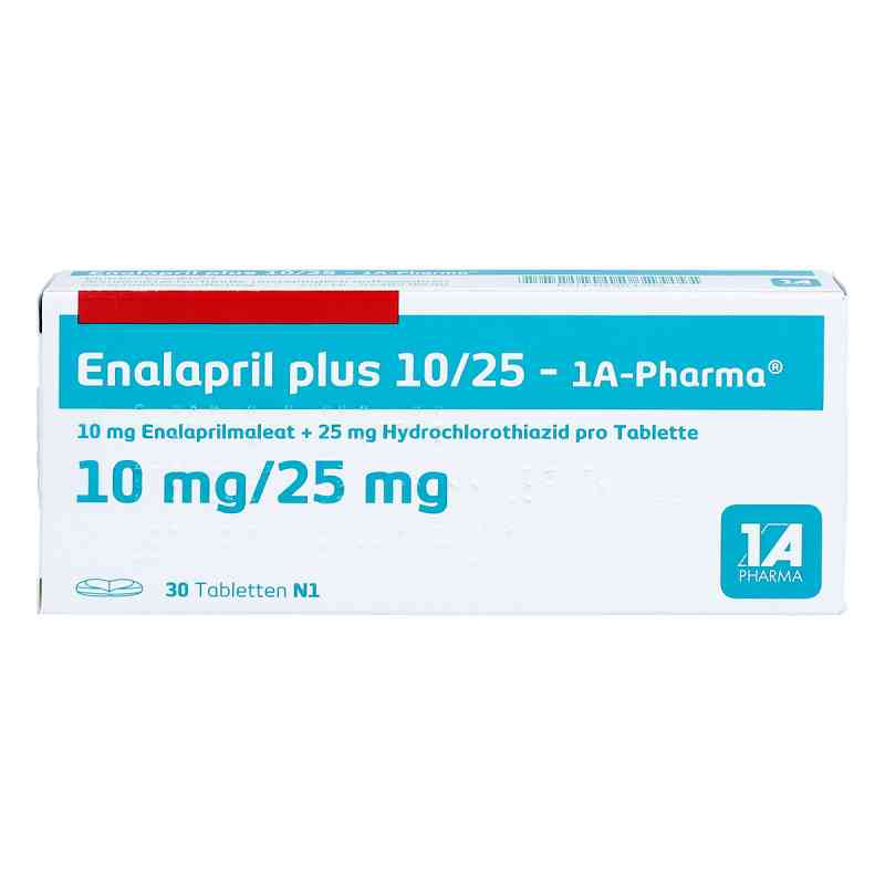 Enalapril plus 10/25-1a Pharma Tabletten 30 stk von 1 A Pharma GmbH PZN 02563782
