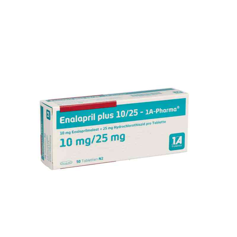Enalapril plus 10/25-1a Pharma Tabletten 50 stk von 1 A Pharma GmbH PZN 02563799