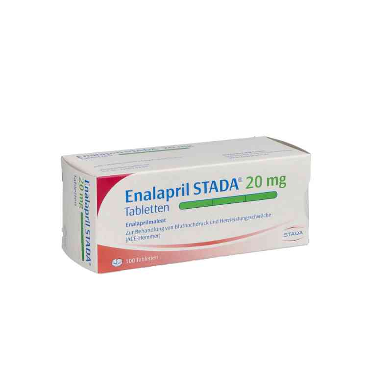 Enalapril Stada 20 mg Tabletten 100 stk von STADAPHARM GmbH PZN 00569237