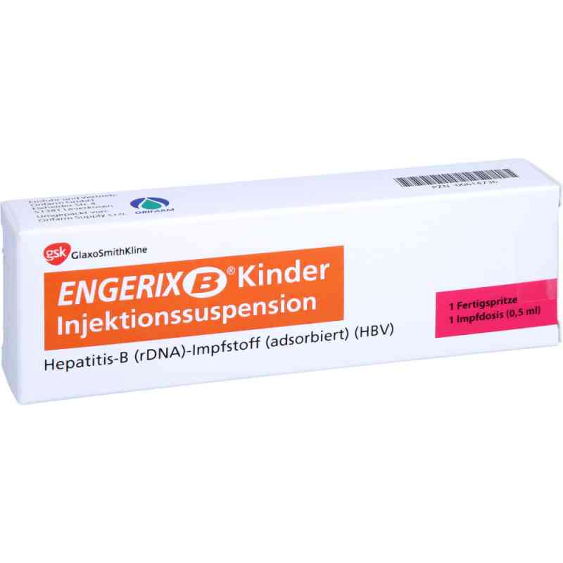 Engerix-B Kinder 1X0.5 ml von Orifarm GmbH PZN 00614736