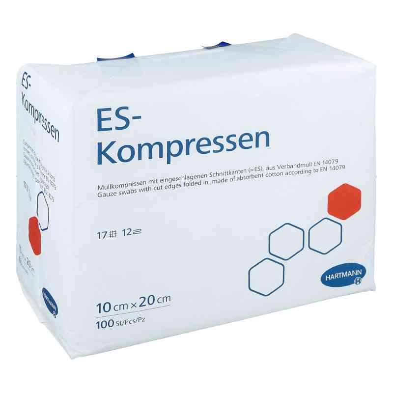 Es-kompressen unsteril 10x20 cm 12fach 100 stk von PAUL HARTMANN AG PZN 01808997