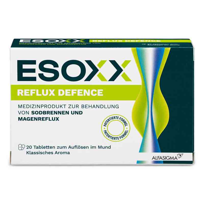 Esoxx Reflux Defence Kautabletten 20 stk von Alfasigma GmbH PZN 19456286