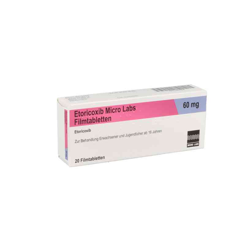etoricoxib micro labs 60 mg filmtabletten 20 stk pzn 12637808