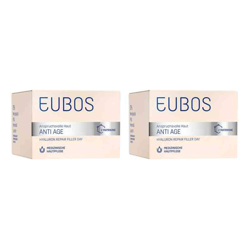Eubos Anti-Age Hyaluron Repair Filler Day Creme 2x50 ml von Dr. Hobein (Nachf.) GmbH PZN 08104625