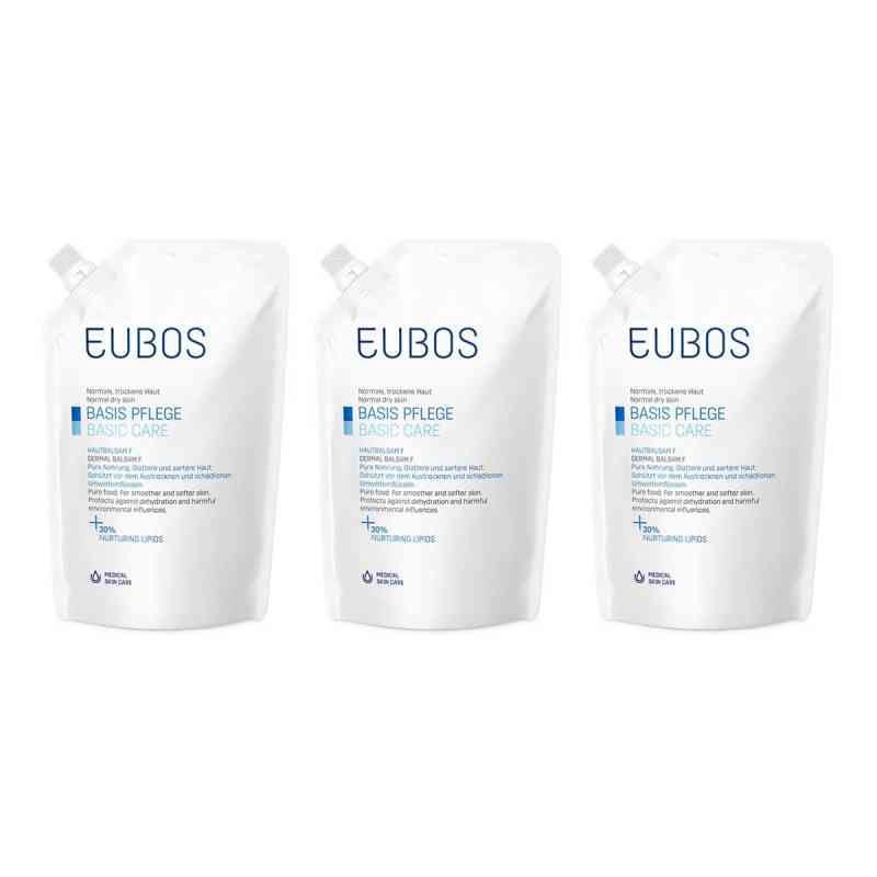 Eubos Hautbalsam F Lotio Nachfüllbeutel 3x400 ml von Dr. Hobein (Nachf.) GmbH PZN 08104627