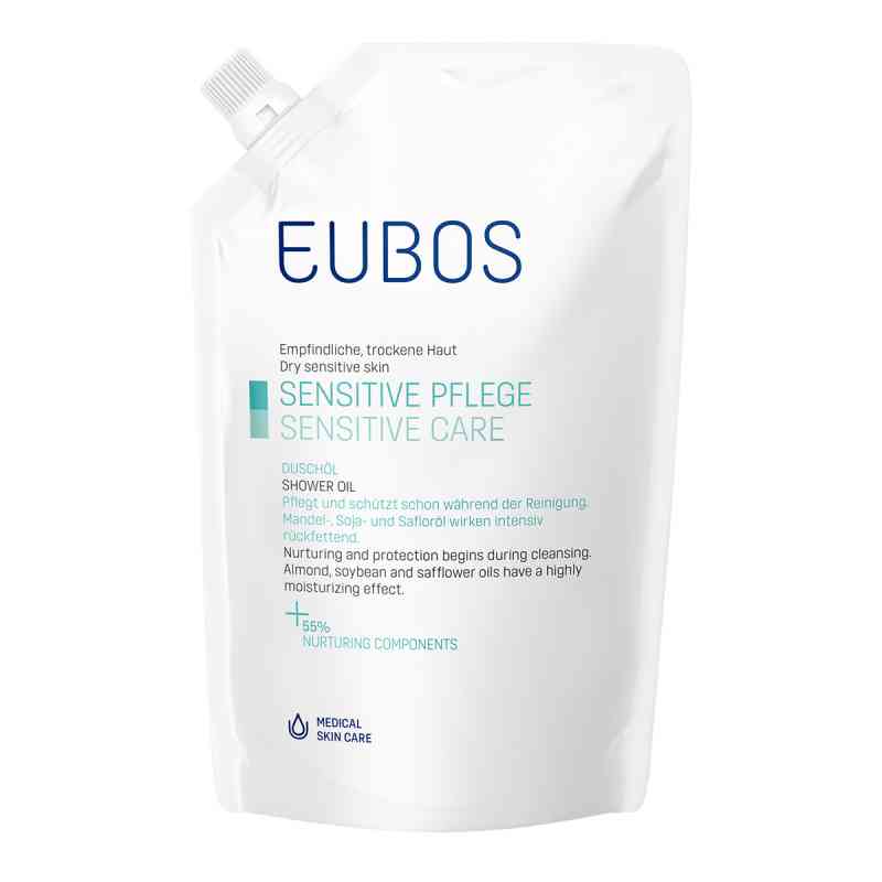 Eubos Sensitive Dusch öl F Nachfüllbeutel 400 ml von Dr.Hobein (Nachf.) GmbH PZN 08652765