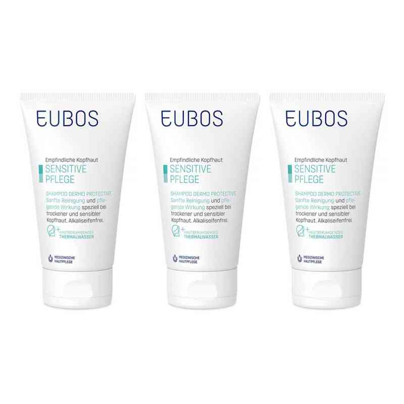 Eubos Sensitive Shampoo Dermo Protectiv 3x150 ml von Dr. Hobein (Nachf.) GmbH PZN 08104624