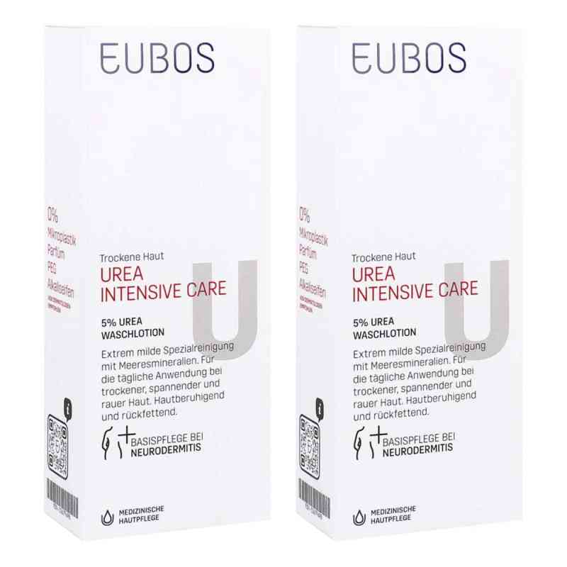 Eubos Trockene Haut Urea 5% Waschlotion 2x200 ml von Dr. Hobein (Nachf.) GmbH PZN 08104635