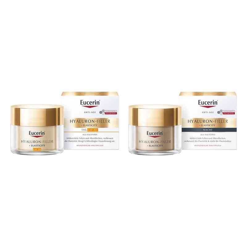 Eucerin Anti Age HYALURON-FILLER + ELASTICITY Tag & Nacht 2x50 ml von Beiersdorf AG Eucerin PZN 08102722