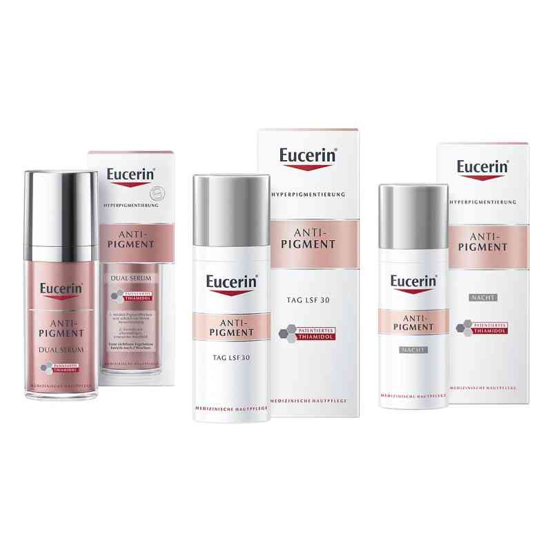 Eucerin Anti-Pigment Tag LSF30 + Nachtpflege + Dual Serum 1 Pck von Beiersdorf AG Eucerin PZN 08102727