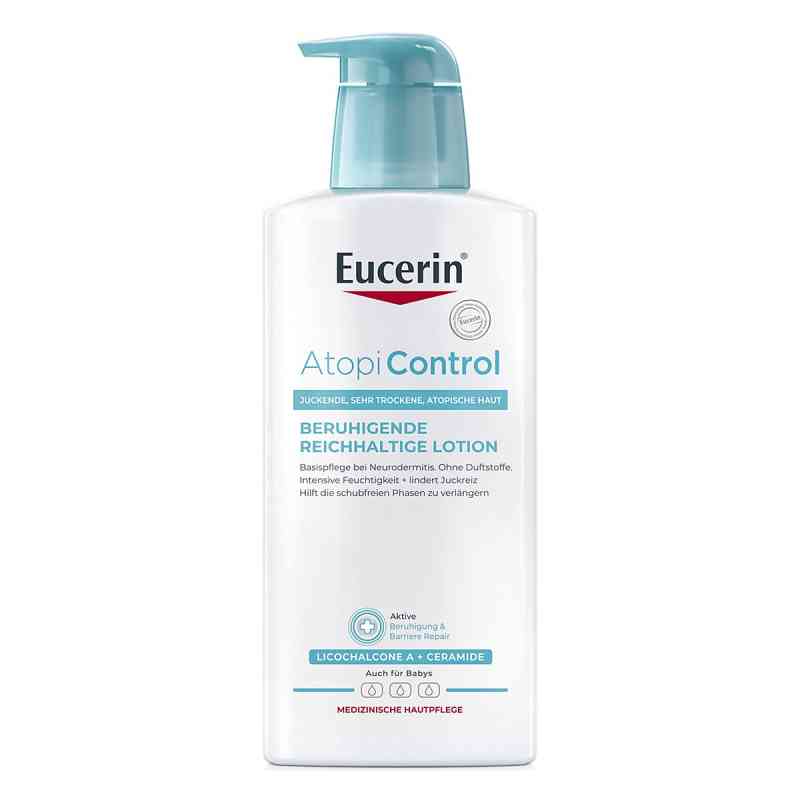 Eucerin AtopiControl Beruhigende Reichhaltige Lotion 400 ml von Beiersdorf AG Eucerin PZN 08454700