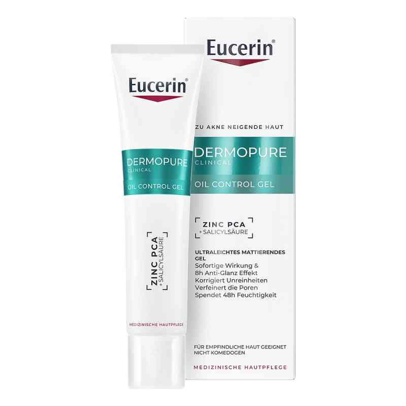 Eucerin Dermopure Clinical Oil Control Gel 40 ml von Beiersdorf AG Eucerin PZN 20286458
