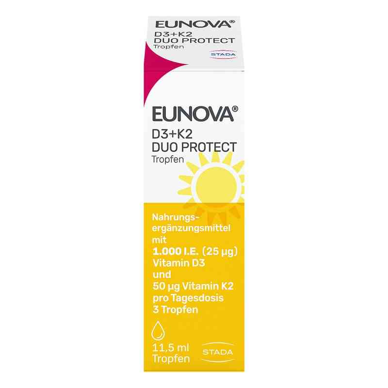 Eunova DuoProtect Vitamin D3+K2 1000IE/50UG 11.5 ml von STADA Consumer Health Deutschland GmbH PZN 14133578