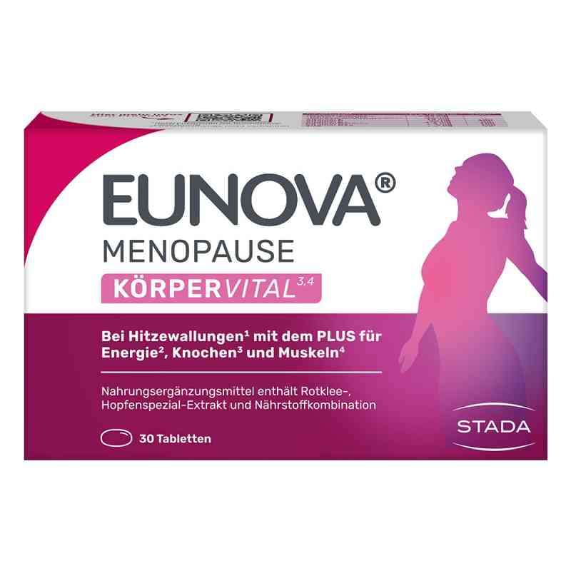 Eunova Menopause Körper Vital Tabletten 30 stk von STADA Consumer Health Deutschland GmbH PZN 19873788