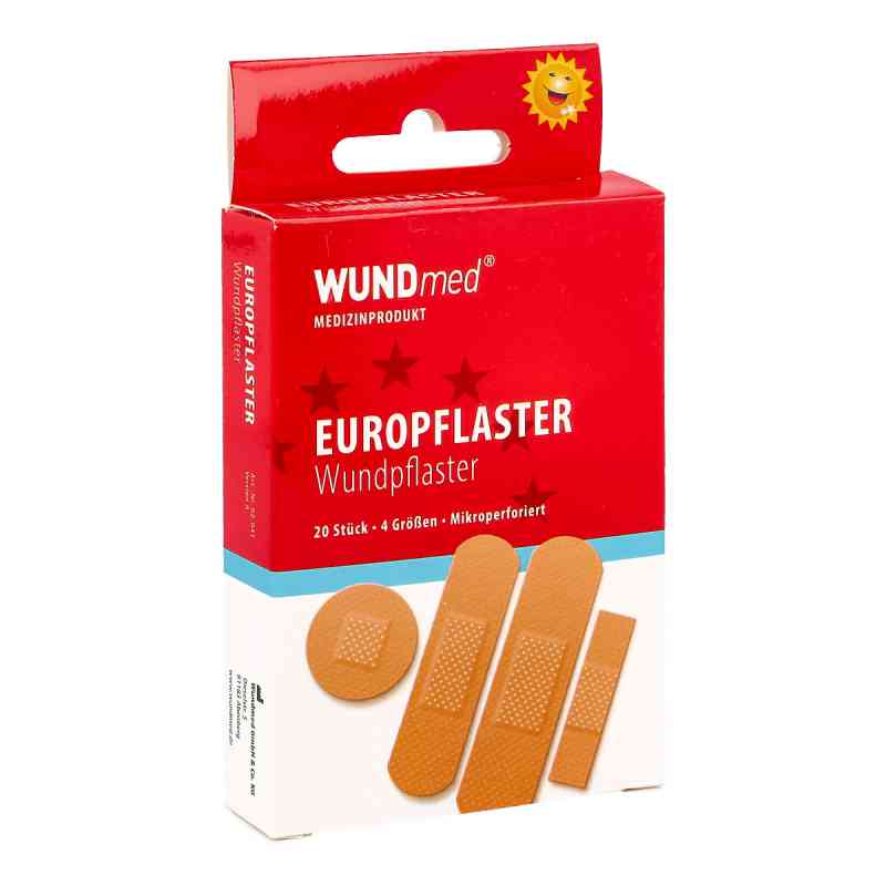 Euro Pflaster wasserabweisend 4 Grössen 20 stk von Axisis GmbH PZN 11025598