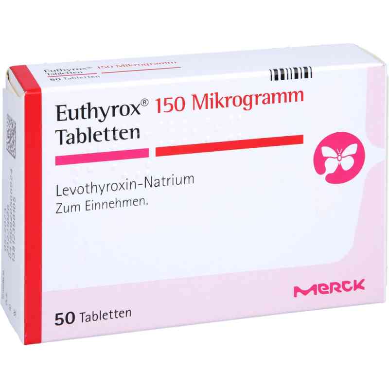 Euthyrox 150 Mikrogramm Tabletten 50 stk von Merck Healthcare Germany GmbH PZN 02050692