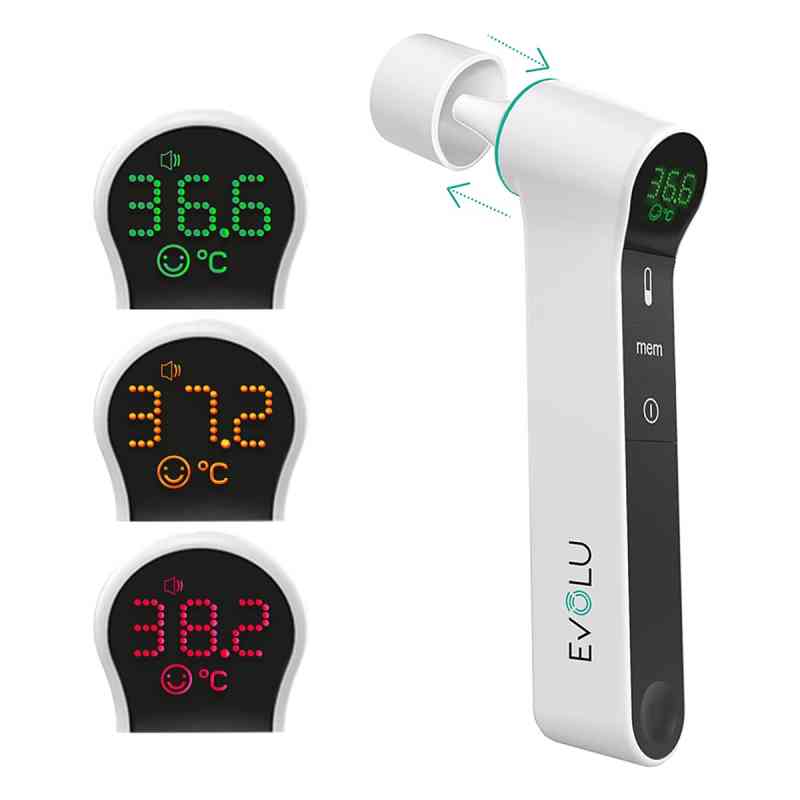 Evolu INFRARED Infrarot Thermometer kontaktlos 1 stk von Forans Medical GmbH PZN 20391818