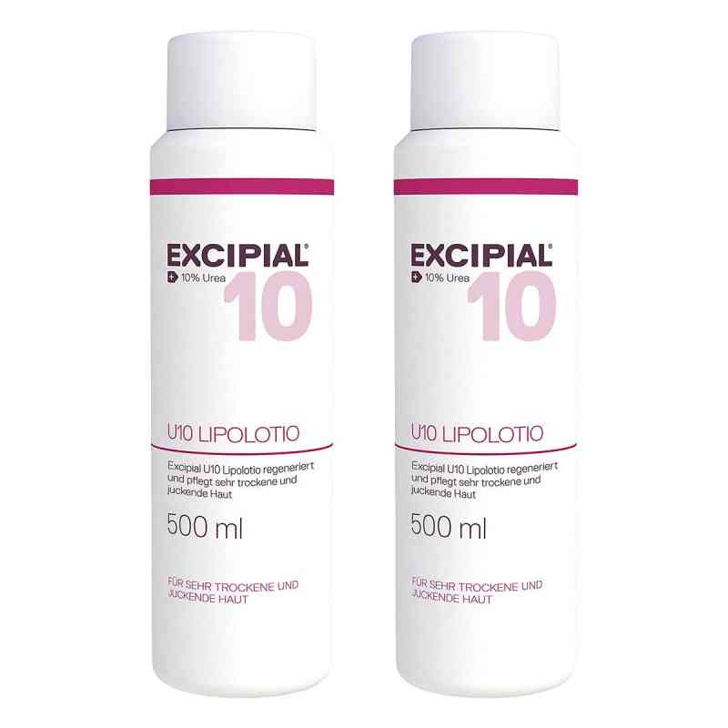 Excipial U 10 Lipolotio 2x500 ml von Galderma Laboratorium GmbH PZN 08107445