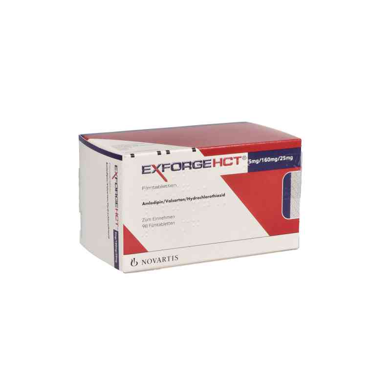 Exforge HCT 5mg/160mg/25mg 98 stk von NOVARTIS Pharma GmbH PZN 05111945