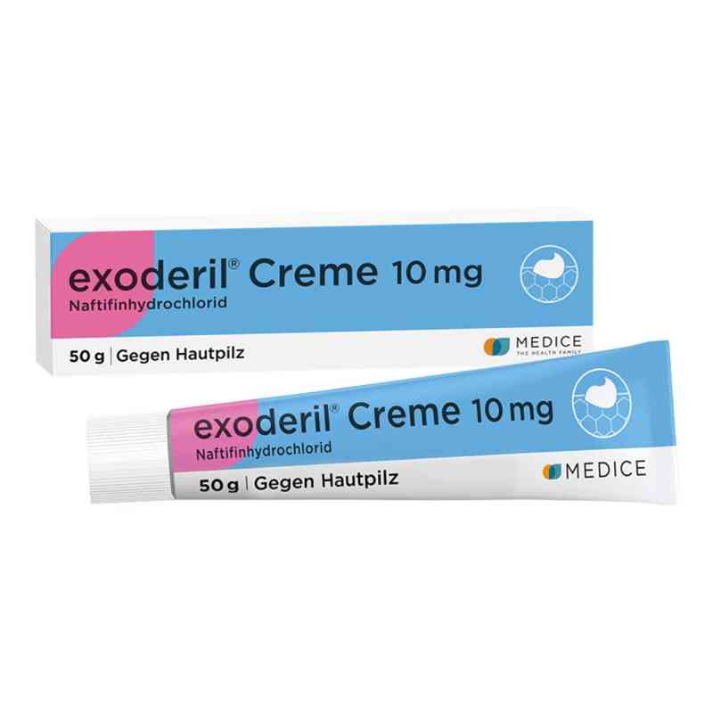 exoderil Creme die Rettung bei Pilzinfektionen der Haut 50 g von MEDICE Arzneimittel Pütter GmbH&Co.KG PZN 03043843