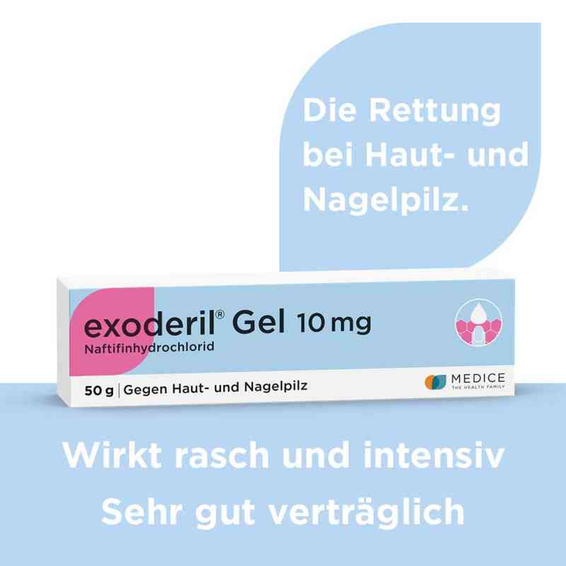 Exoderil Gel 20 G Gegen Fuß- Und Nagelpilz – Wirkt Schnell, Hautverträglich, Mit Naftifin