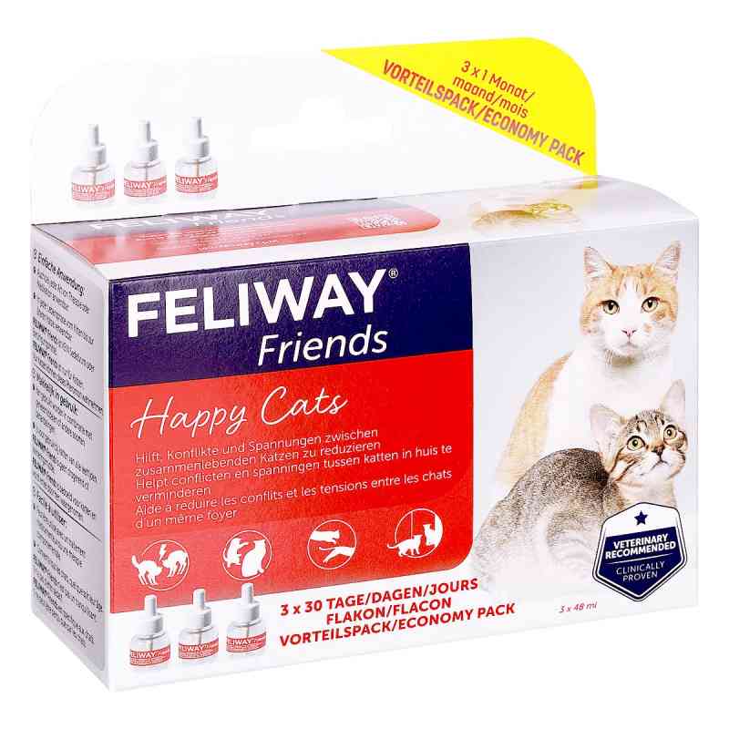 Feliway Friends Nachfüllflakon Vorteilspack für Katzen 3X48 ml von O'ZOO GmbH PZN 17364114
