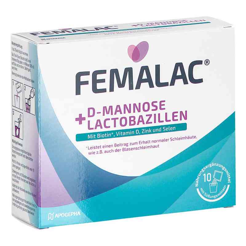 FEMALAC D-Mannose + Lactobazillen  10 stk von APOGEPHA Arzneimittel GmbH PZN 19820869