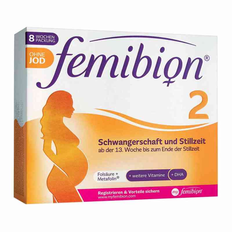 Femibion 2 Schwangerschaft+Stillzeit ohne Jod Tab. 2X60 stk von WICK Pharma - Zweigniederlassung der Procter & Gam PZN 15200041