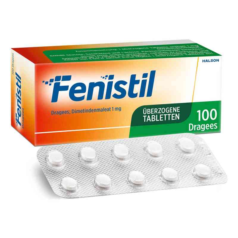 Fenistil Dragees, Dimetindenmaleat 1 mg/Tabl., Antiallergikum 100 stk von Haleon Germany GmbH PZN 00376981