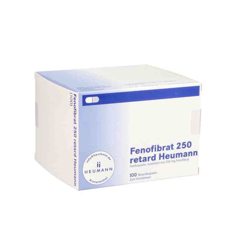 Fenofibrat 250 retard Heumann Kapseln 100 stk von HEUMANN PHARMA GmbH & Co. Generica KG PZN 08414244