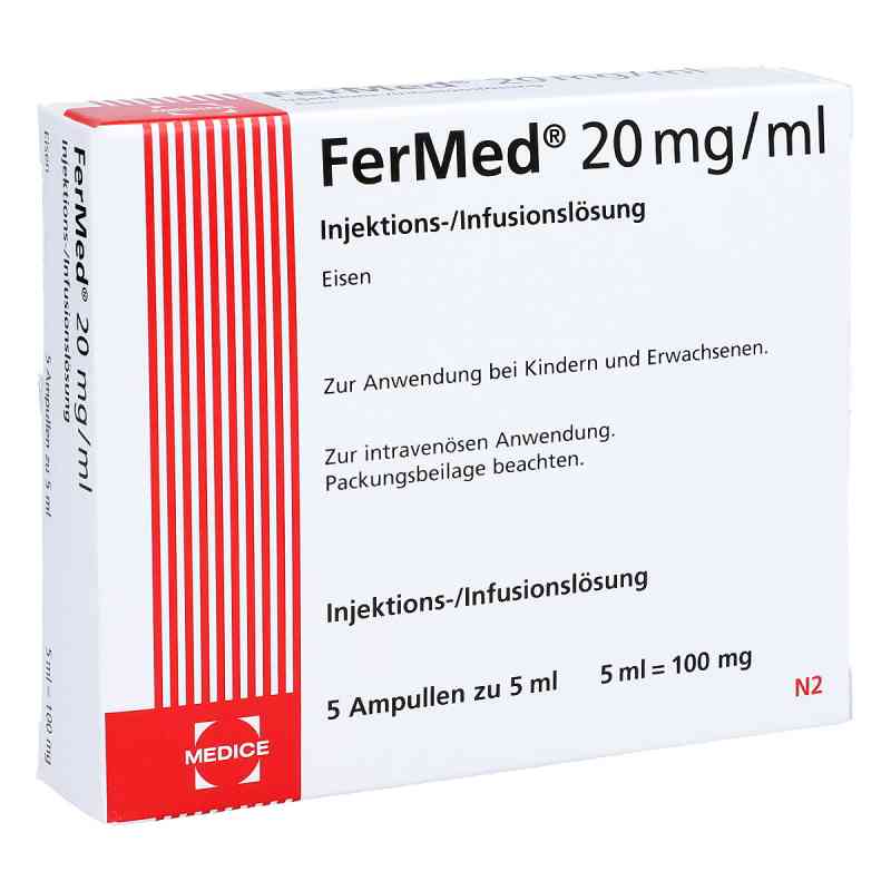 Fermed 20 mg/ml Injektionslösung 100 mg Ampullen 5X5 ml