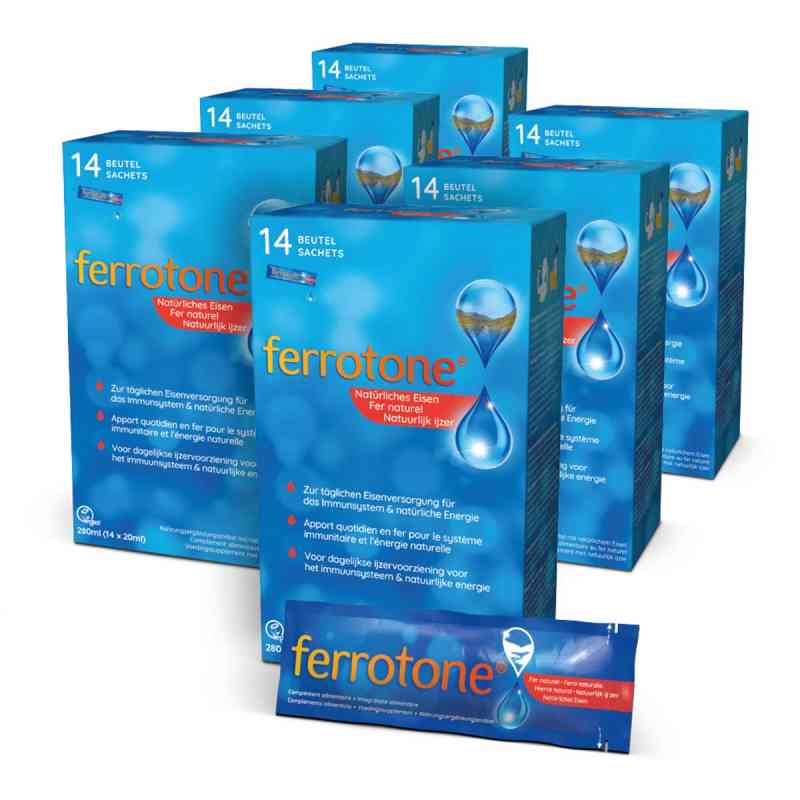 Ferrotone - der flüssige Eisen-Lieferant 84x20 ml von Nelsons GmbH PZN 08101114