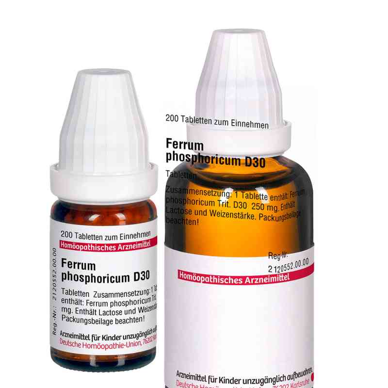 Ferrum Phosphoricum D30 Tabletten 200 stk von DHU-Arzneimittel GmbH & Co. KG PZN 04217392