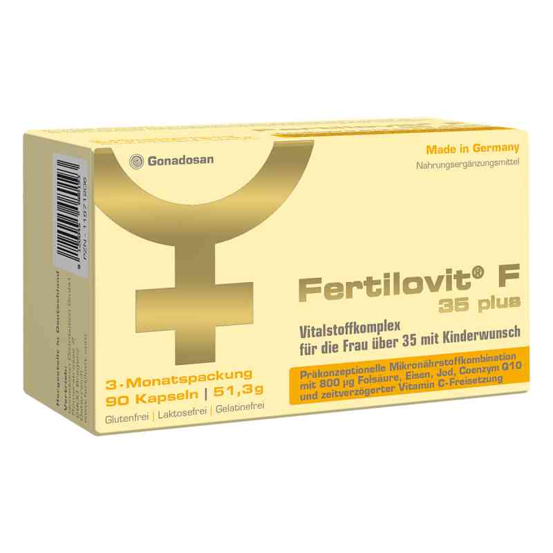 Fertilovit F 35 plus Kapseln 90 stk von Gonadosan Distribution GmbH PZN 11871206