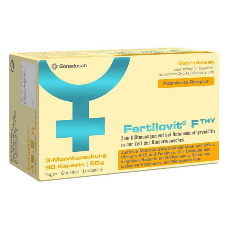 Fertilovit F Thy Kapseln 90 stk von Gonadosan Distribution GmbH PZN 11872039