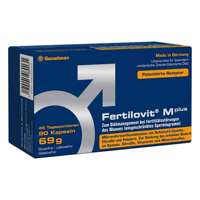 Fertilovit M Plus Kapseln 90 stk von Gonadosan Distribution GmbH PZN 09235414