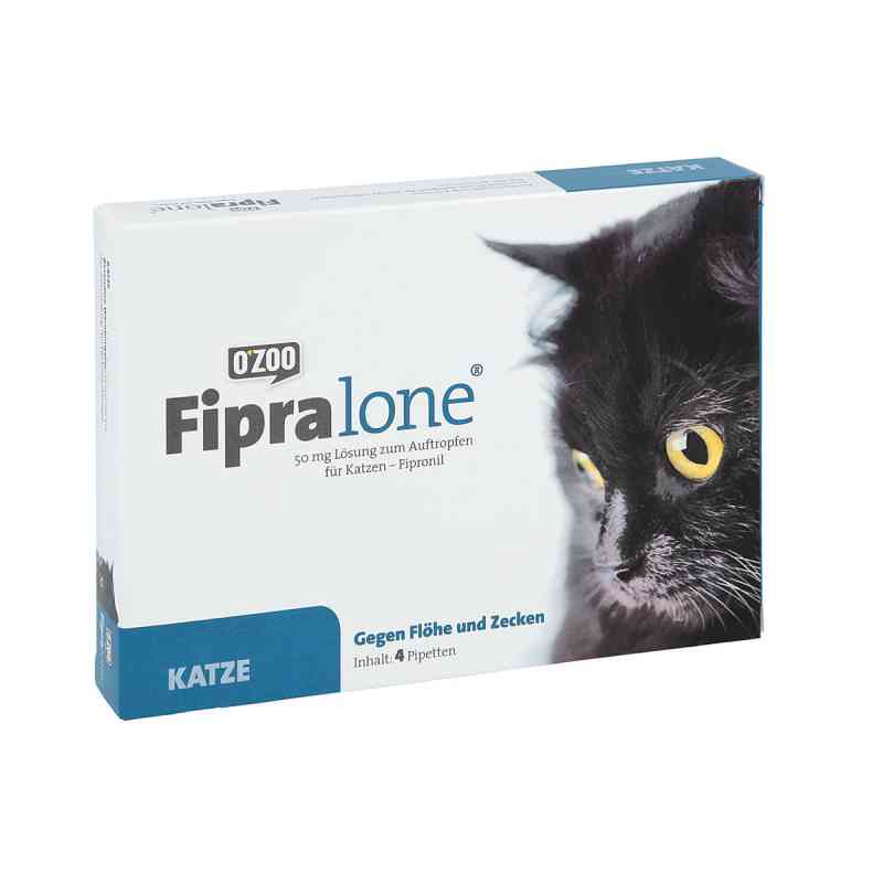 Fipralone 50 mg Lösung zur, zum auftropf.f.katzen veterinär  4 stk von O'ZOO GmbH PZN 11360782
