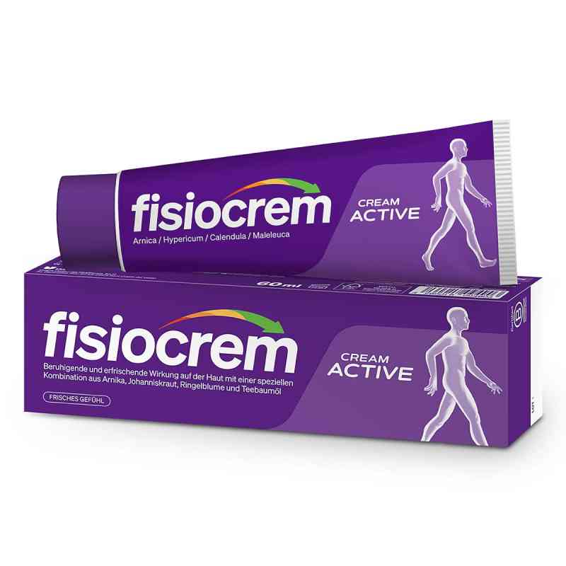 Fisiocrem Cream Active: Massagecreme, beruhigend & erfrischend 60 ml von Uriach Germany GmbH PZN 18196564