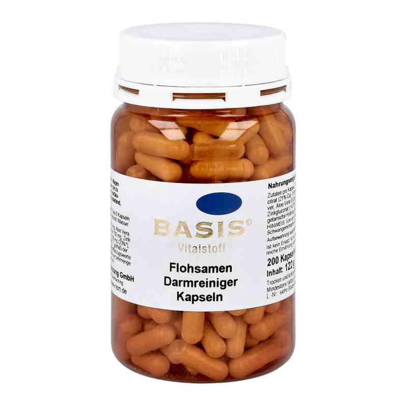 Flohsamen Kapseln 200 stk von NCM Nahrungsergänzung Naturcos.GmbH PZN 10323916
