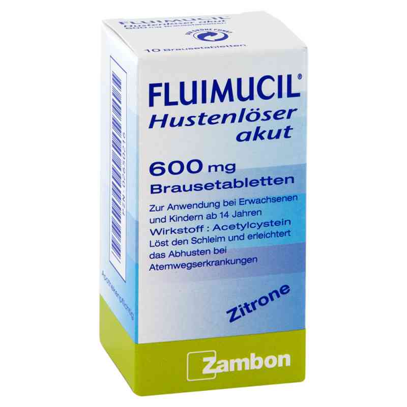 Fluimucil Hustenlöser akut 600mg 10 stk von Zambon GmbH PZN 02650216