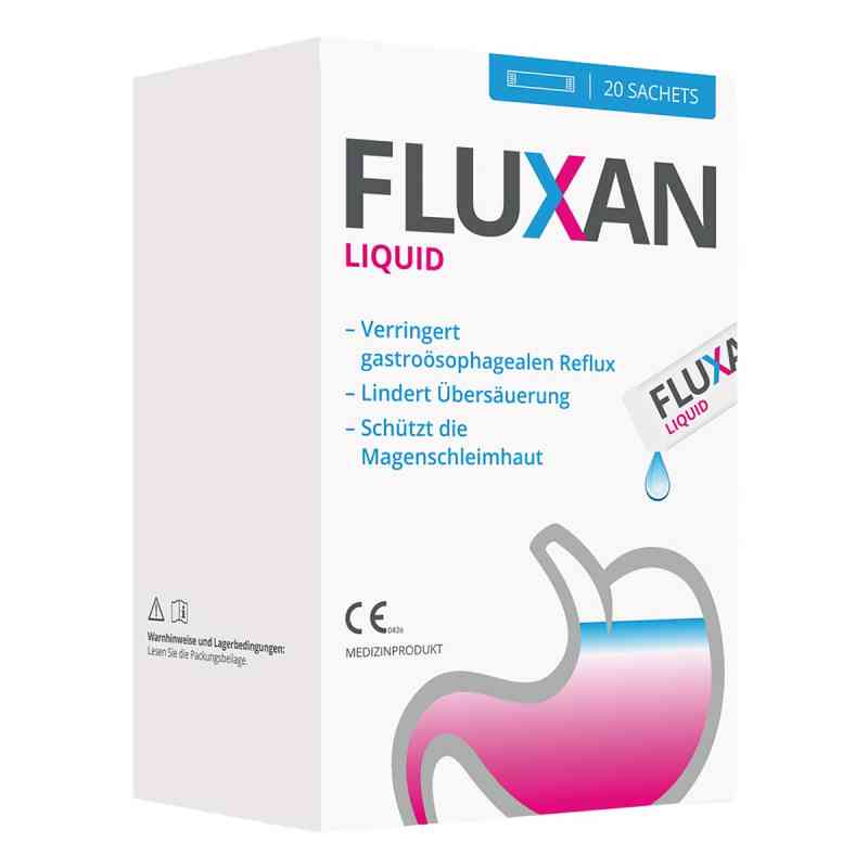 Fluxan Liquid Sachets gegen Sodbrennen und Reflux 20 stk von Ardeypharm GmbH PZN 16505067
