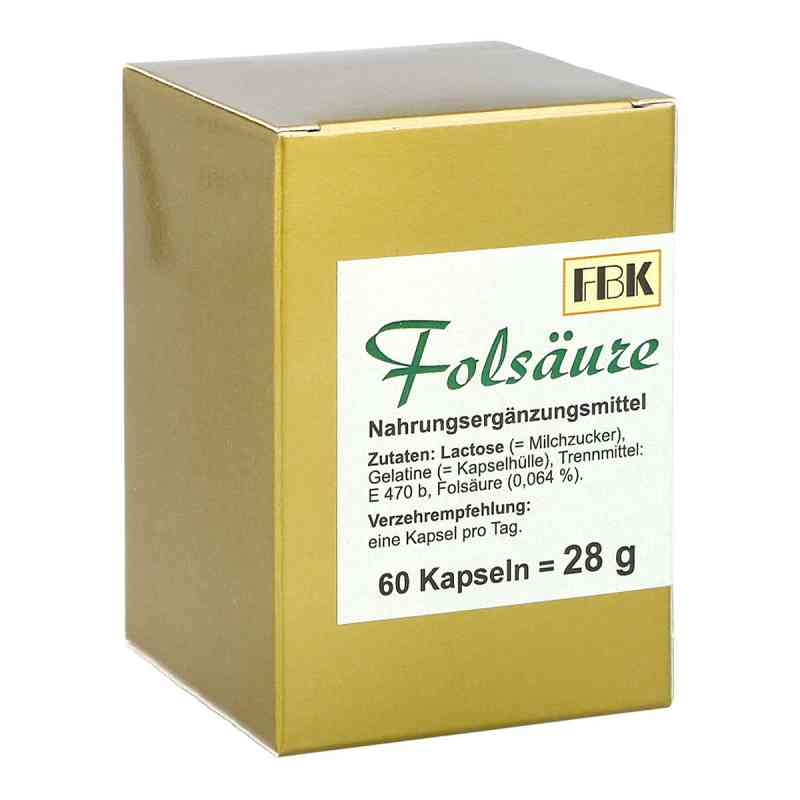 Folsäure Kapseln 60 stk von FBK-Pharma GmbH PZN 01581654