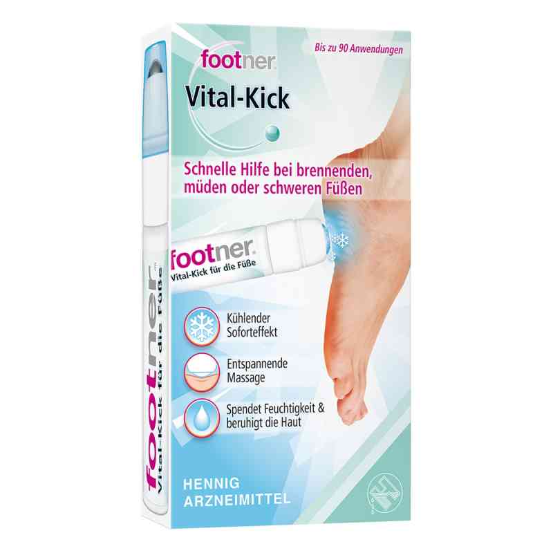 Footner Vital-kick für die Füsse Dosierschaum 50 ml von Hennig Arzneimittel GmbH & Co. K PZN 13248546
