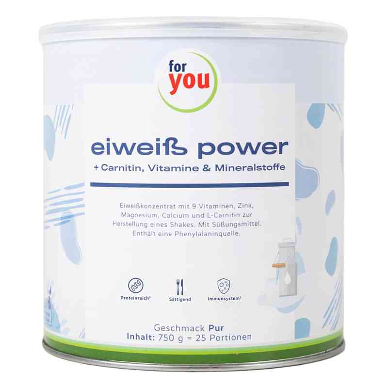 For You Eiweiss Power Pur 750 g von For You eHealth GmbH PZN 10183680