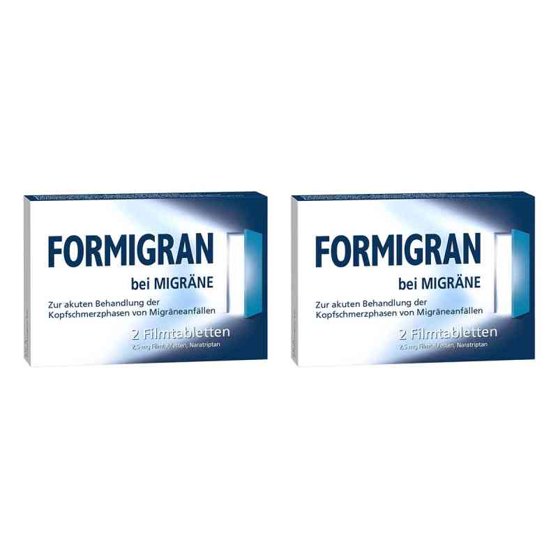 Formigran Schmerztabletten bei akuter Migräne 2x2 stk von PharmaSGP GmbH PZN 08106113