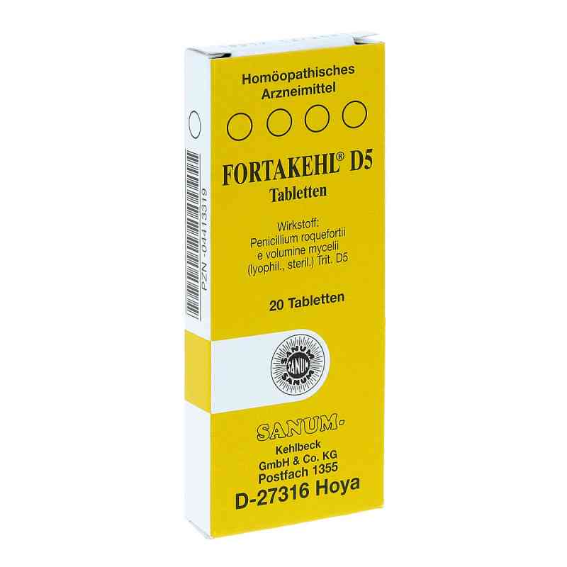 Fortakehl D5 Tabletten 20 stk von SANUM-KEHLBECK GmbH & Co. KG PZN 04413319