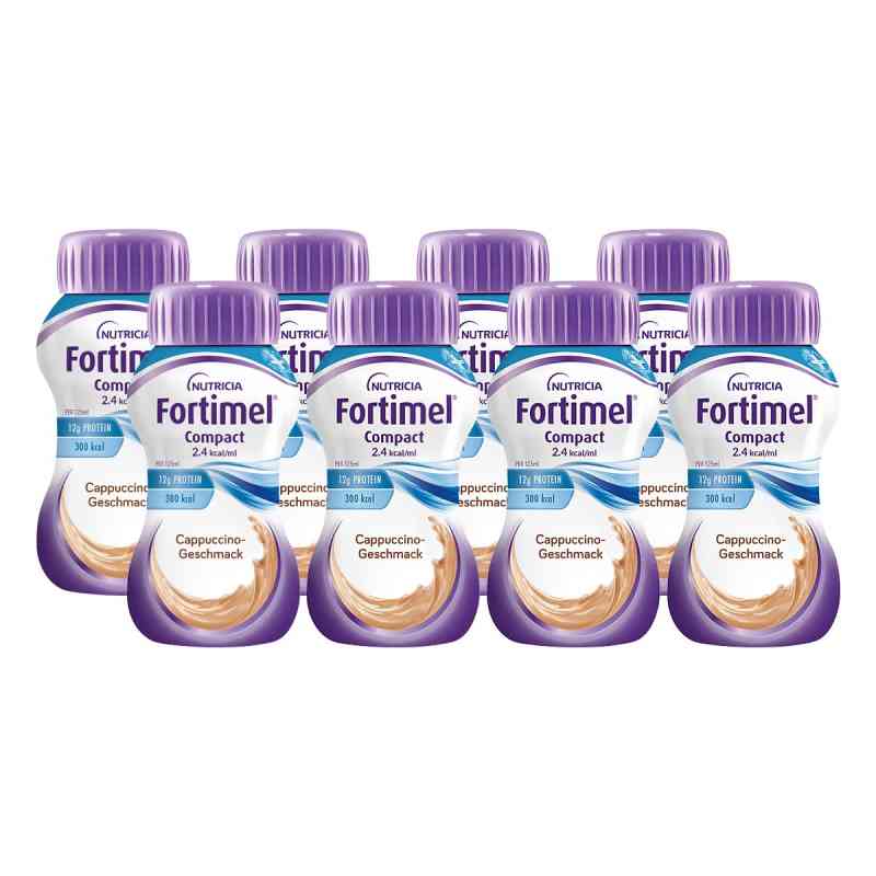 Fortimel Compact 2.4 Cappuccinogeschmack 32x125 ml von Danone Deutschland GmbH PZN 08100337