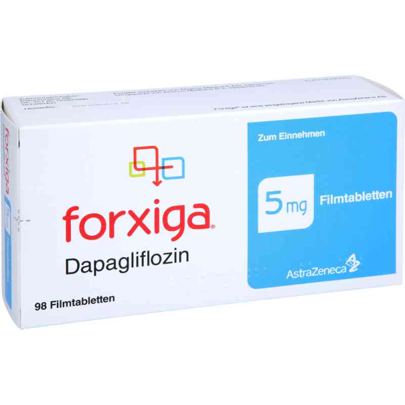 Forxiga 5 Mg Filmtabletten 98 stk von Abacus Medicine A/S PZN 16832659